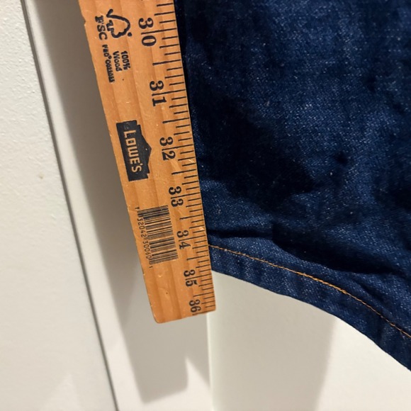 Wrangler Cowboy Cut 13MWZ Jeans Men's 36x34 Dark Wash Blue - Picture 8 of 12